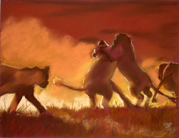 Sunset romp..