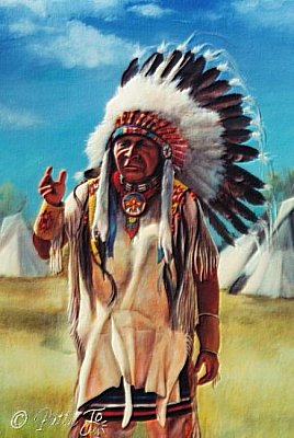 The Elder Speaks (detail)