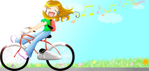Relax on a bike