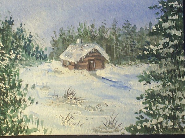 snow cabin