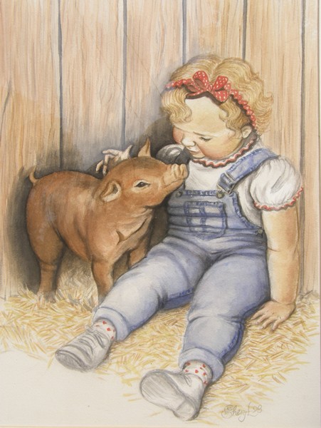This little piggy stayed home