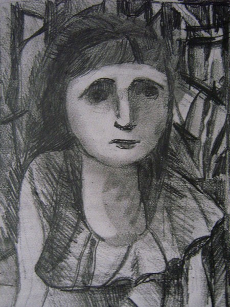 girl standing near the window