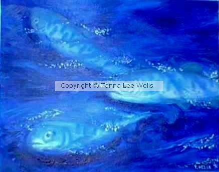 Salmon Swimming