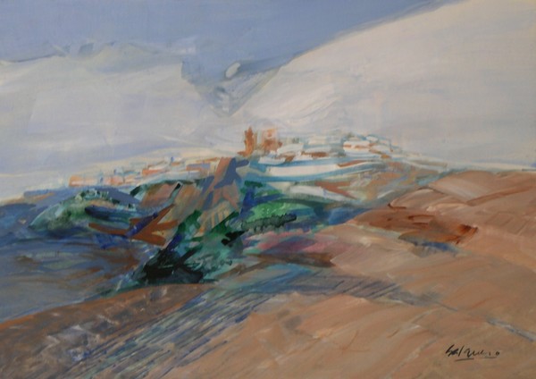 White Andalusian village from my memory