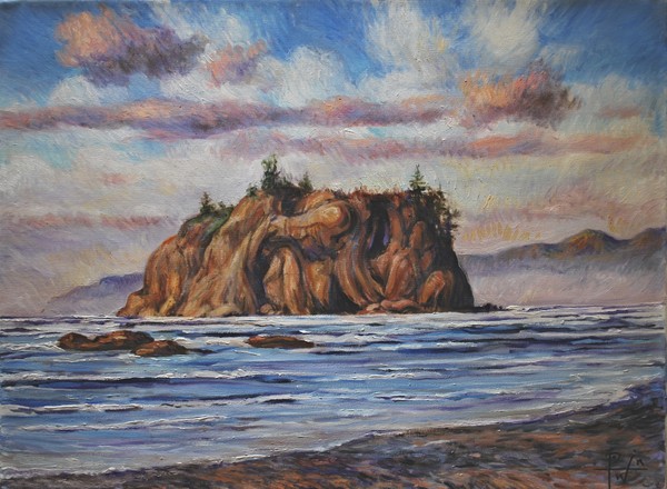 Coastal Island, Oregon