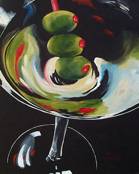 Three Olive Martini III