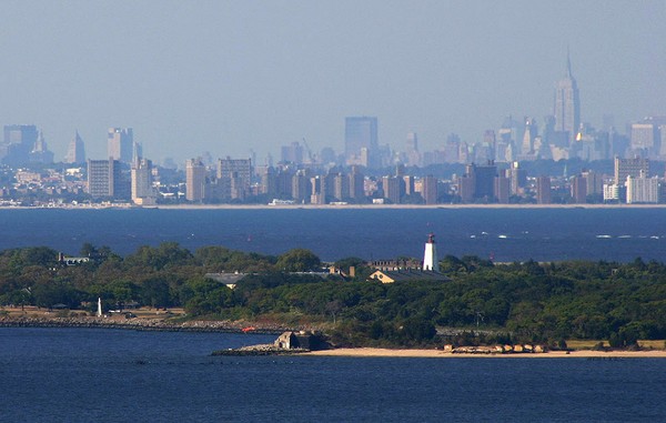 view from Atlantic Highlands, NJ