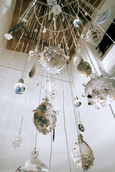 Paradise is were you meet a friend (chandelier)