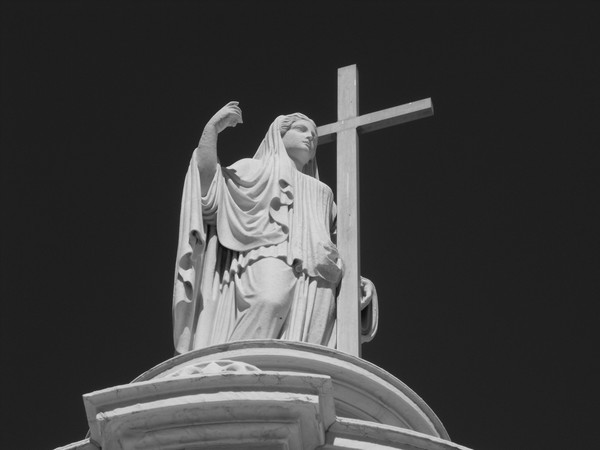 statue in cemetary