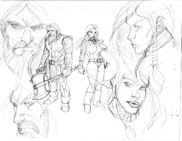 dwarf prep sketch for aeon game