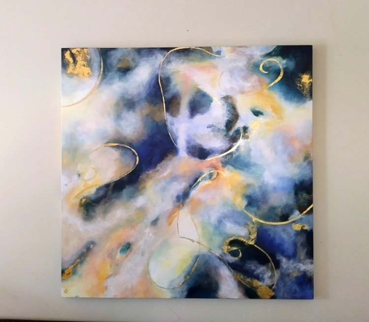 gold leaf abstract