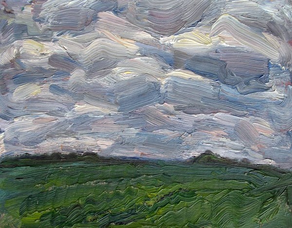 Low clouds. Domodedovo. 1978
