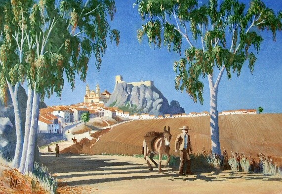 Old Olvera about a hundred years ago