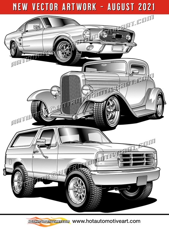 NEW-this-Month-Bronco-Mustang-Hot-rod