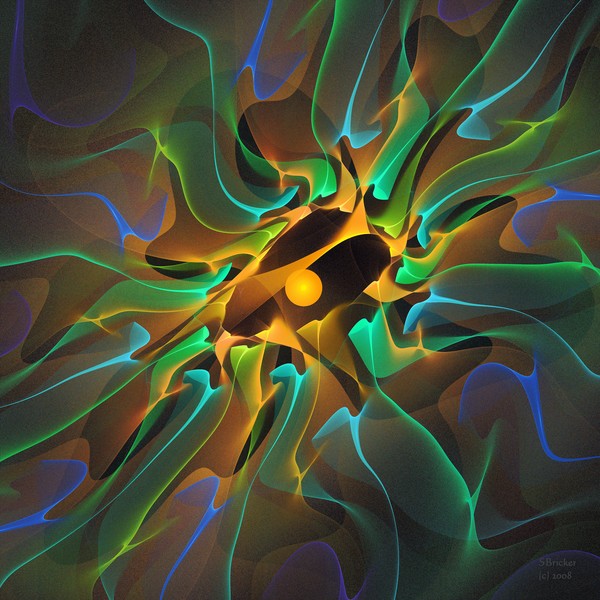 'Light Flame Abstract 199'