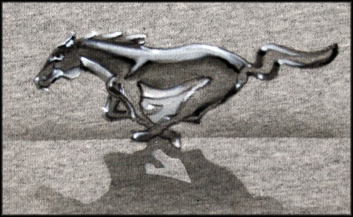 Mustang Badge Airbrush