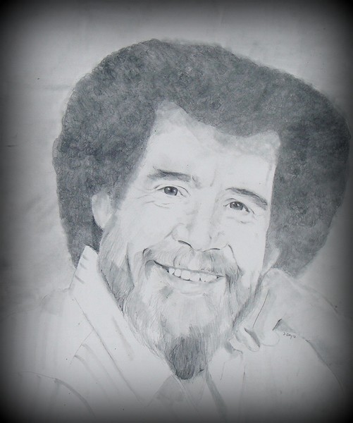 Bob Ross, Graphite,11x14