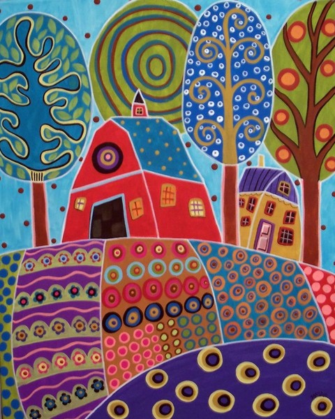 Barn Garden Landscape