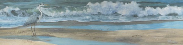 Heron On The Beach