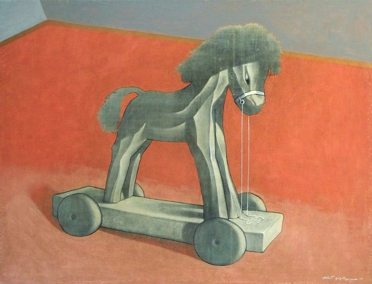 91 x 120. OIL, CANVAS