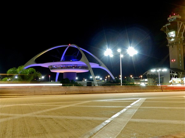 LAX at night