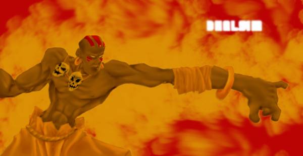 Dhalsim without inks