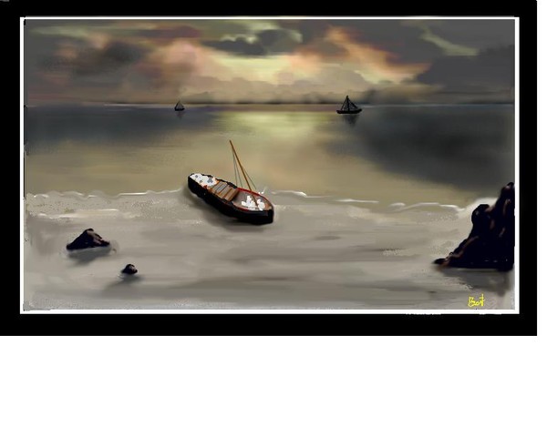 Beached Boat