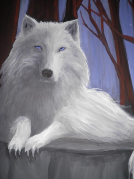 FOREST WHITE WOLF