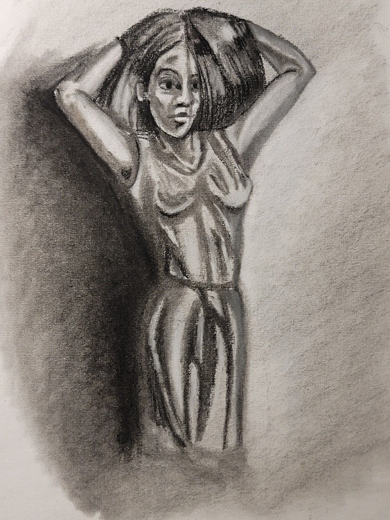Woman chiaroscuro