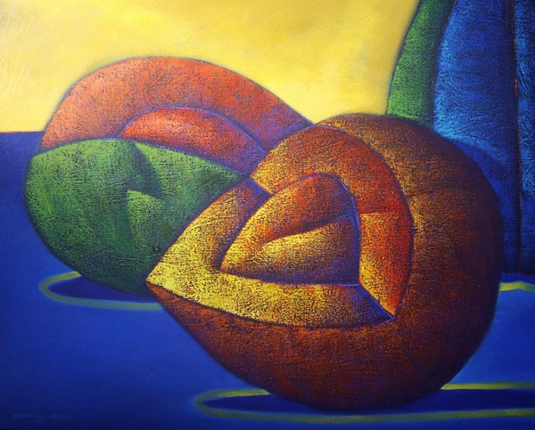 Frutas y paisaje II 