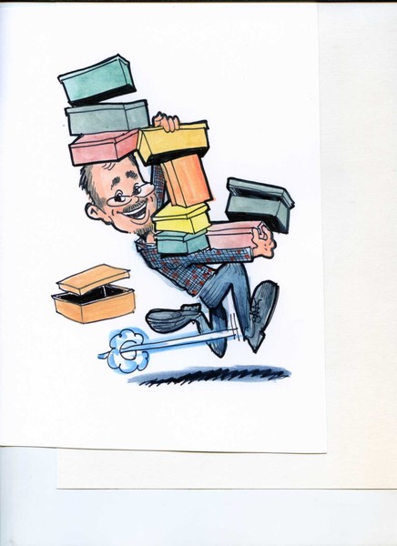 The Shoe Man cartoon