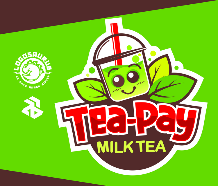 Logo: Tea-Pay Milktea (with mock-up)