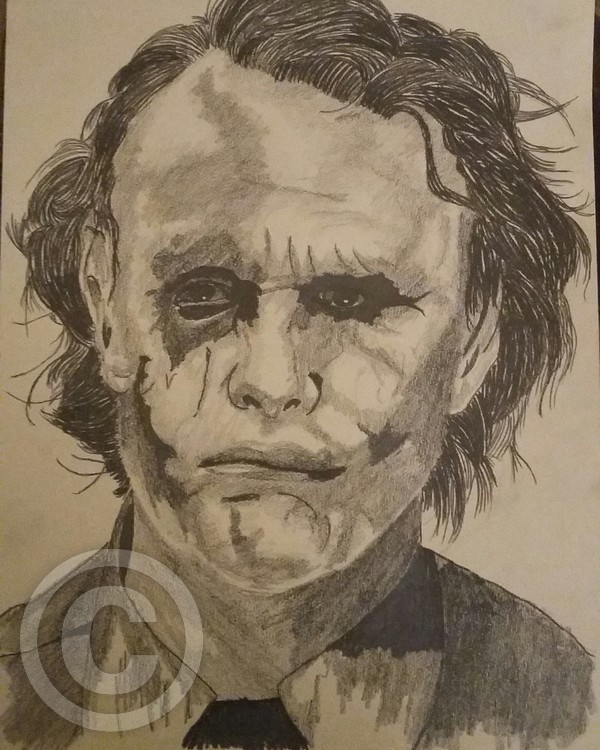 Heath Ledger as Joker Drawing