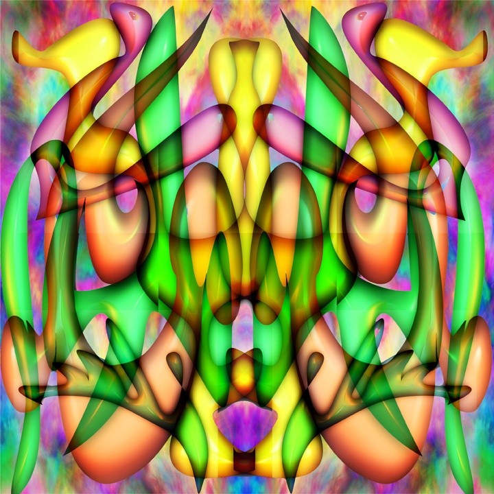 GOLDEN GIRL IN A LAVA LAMP