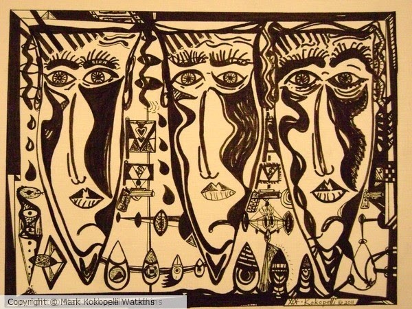 “Three Faces,” ©2011