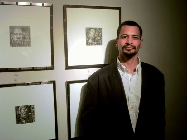 At the Annual Talent show Rosenfeld Gallery 2002