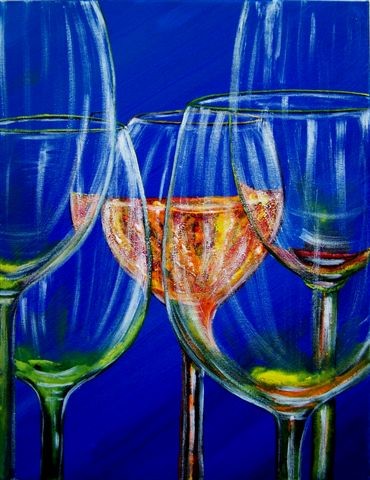 Wine in blue 2