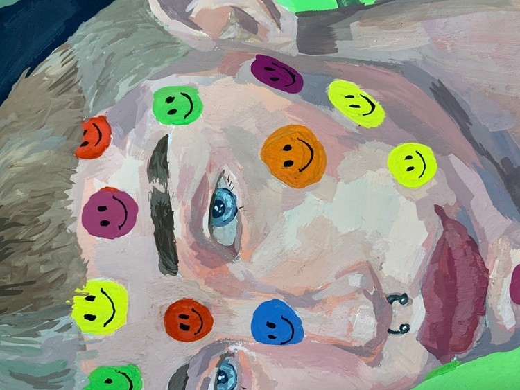 Sticker face