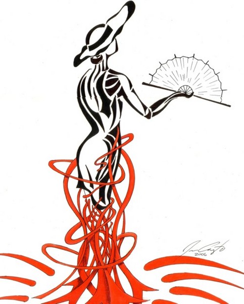 Lady in Red