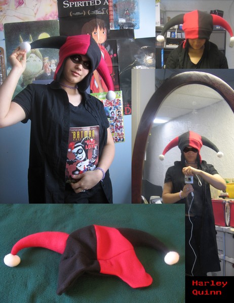 Harley Quinn Style Hat