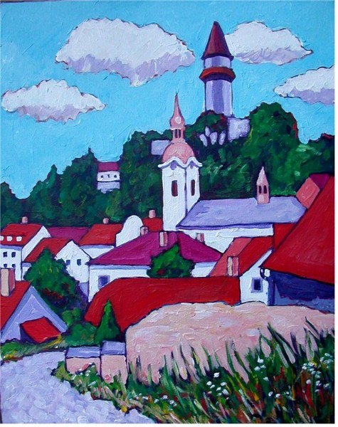 View of Stramberk (Czech Republic) 2004