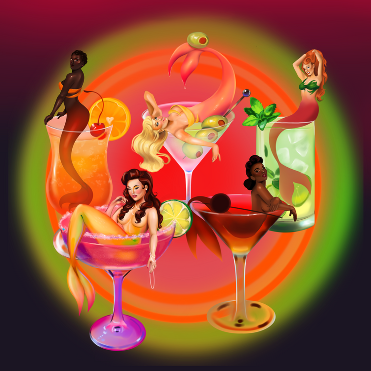 Mermaid Cocktails