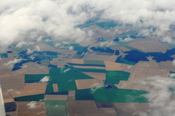 Somewhere over Europe