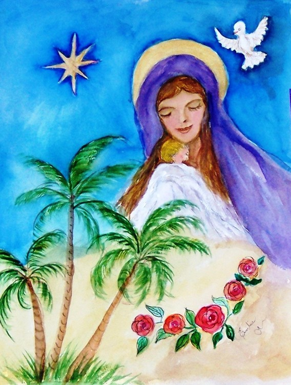 BLESSED MOTHER WITH A CHILD
