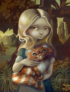 Alice in a Da Vinci Portrait 