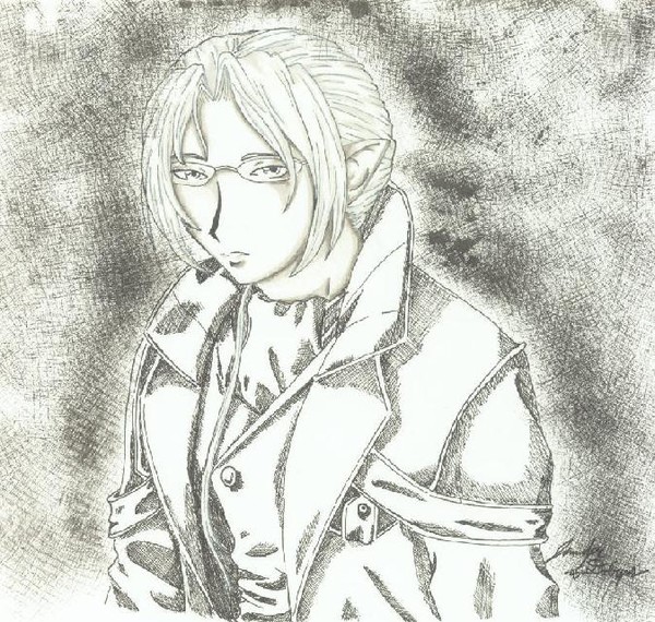 ::Aion:: Black Pen drawing