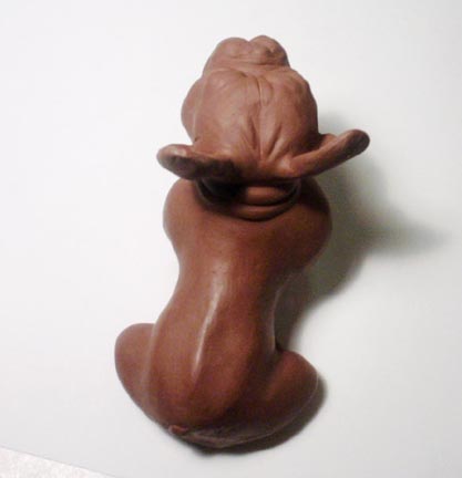 French Bulldog sculpt in progress