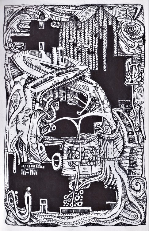 ink drawing 8