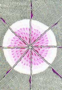 Mandala Pink ACEO