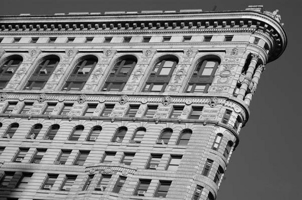 NYC Flat Iron Bldg. - B&W